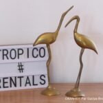 PAR GARZAS BRONCE