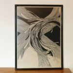 OLA LINEAS B&N 42x57cm