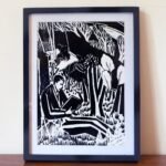 ILUSTRACION B&N #1 30x40cm