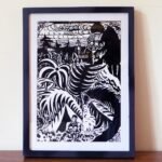 ILUSTRACION B&N #2 30x40cm