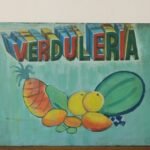CARTEL PINTADO VERDULERIA 40x60cm