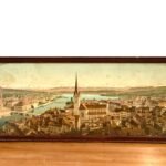 VISTA CIUDAD EUROPEA ANTIGUO 46x20cm
