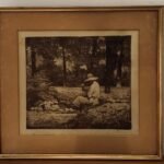 FOTO IMPRESIONISTA SEPIA 35x33cm