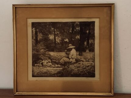 FOTO IMPRESIONISTA SEPIA 35x33cm