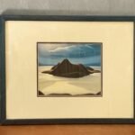 ARTIC CANADA MARCO AZUL 33x25cm