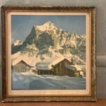 CASA EN LA NIEVE 27x27cm