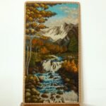 TAPIZ PAISAJE CASCADA 73x133cm
