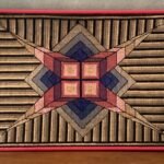 TAPIZ ESTRELLA HUICHOL 76x53cm
