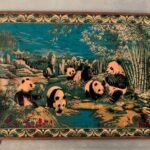 TAPIZ PANDAS FELICES 1,80x1,25 mts