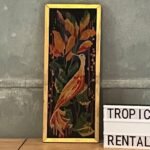 TAPIZ PAJARO Y FLORES 20x50cm