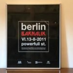 POSTER BERLIN NEGRO 50x60cm