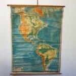 MAPA ESCOLAR AMERICA 84x119cm