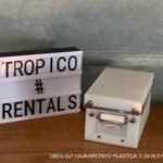 CAJA ARCHIVO PLASTICA  11,5x19,5 h:10cm