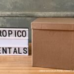 CAJA PAPEL CRAFT CUADRADA