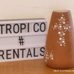 FLORERO CERAMICA MARRON