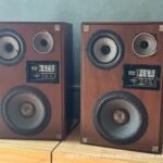 PAR PARLANTES VINTAGE MADERA
