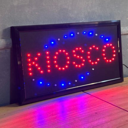 CARTEL LED KIOSCO 48X25cm